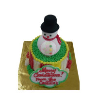 HOLIDAYS-Christmas, Cakes, Mini, Snowman - 1