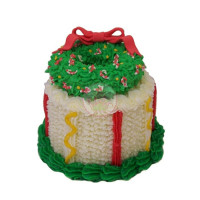 HOLIDAYS-Christmas, Cakes, Mini, Wreath - 1