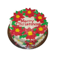 HOLIDAYS-Christmas, Cakes, Poinsettias - 2