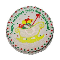 HOLIDAYS-Christmas, Cakes, Sleigh - 1