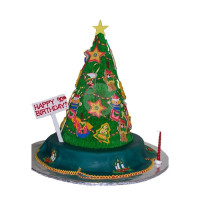 HOLIDAYS-Christmas, Cakes, Tree - 10