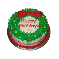 HOLIDAYS-Christmas, Cakes, Wreath - 3