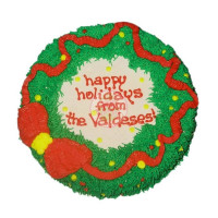 HOLIDAYS-Christmas, Cakes, Wreath - 5