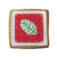 HOLIDAYS-Christmas, Cookies, Holly - 1