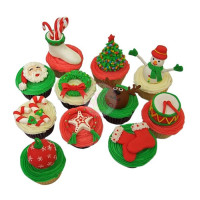 HOLIDAYS-Christmas, Cupcake Variety - 06