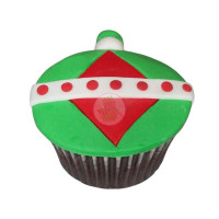 HOLIDAYS-Christmas, Cupcakes, Ornament - 1