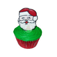 HOLIDAYS-Christmas, Cupcakes, Santa Claus - 02