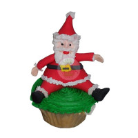 HOLIDAYS-Christmas, Cupcakes, Santa Claus - 06