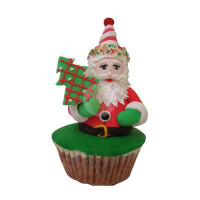 HOLIDAYS-Christmas, Cupcakes, Santa Claus - 11