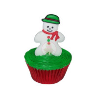 HOLIDAYS-Christmas, Cupcakes, Snowman - 2