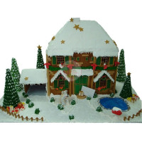 HOLIDAYS-Christmas, Gingerbread Houses - 01