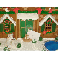 HOLIDAYS-Christmas, Gingerbread Houses - 02