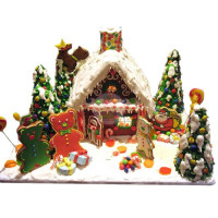 HOLIDAYS-Christmas, Gingerbread Houses - 04