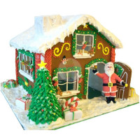 HOLIDAYS-Christmas, Gingerbread Houses - 34