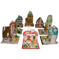 HOLIDAYS-Christmas, Gingerbread Houses - 37