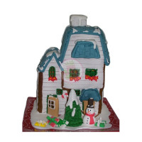 HOLIDAYS-Christmas, Gingerbread Houses - 39