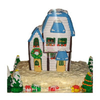 HOLIDAYS-Christmas, Gingerbread Houses - 43