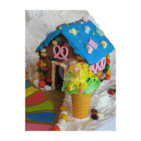 HOLIDAYS-Christmas, Gingerbread Houses - 46