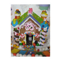 HOLIDAYS-Christmas, Gingerbread Houses - 48