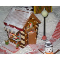 HOLIDAYS-Christmas, Gingerbread Houses - 59