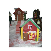 HOLIDAYS-Christmas, Gingerbread Houses - 62