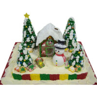 HOLIDAYS-Christmas, Gingerbread Houses - 66