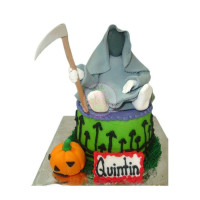 HOLIDAYS-Halloween, Cakes, Mini, Angel of Death - 1