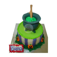 HOLIDAYS-Halloween, Cakes, Mini, Cauldron - 1