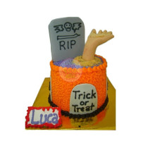 HOLIDAYS-Halloween, Cakes, Mini, Tombstone & Hand - 1