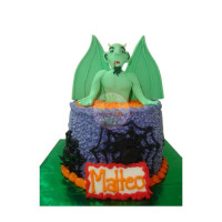 HOLIDAYS-Halloween, Cakes, Mini, Winged Monster - 1