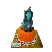 HOLIDAYS-Halloween, Cakes, Mini, Witch - 1