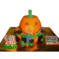 HOLIDAYS-Halloween, Cakes, Pumpkin - 1