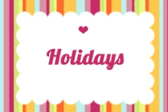 Holidays