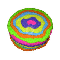 Retail Products-Cakes, Buttercream, Psychedelic - 1
