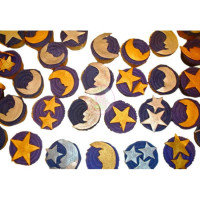SHAPES & PATTERNS-Moon & Stars - 05